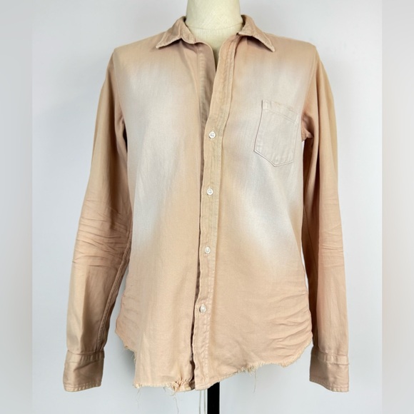 Frank & Eileen Light Tan Casual Button Down Shirt - Picture 1 of 16